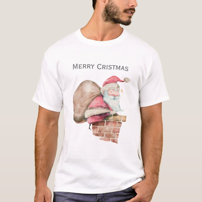 Merry Christmas Santa Sack T-Shirt (Front)
