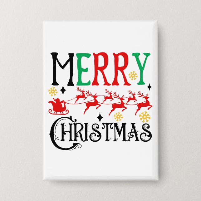 Merry Christmas Santa Sleigh-61049 T-Shirt (Front)