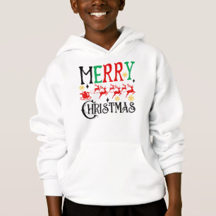 Merry Christmas Santa Sleigh-61049 T-Shirt Hoodie