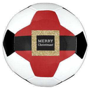 Merry Christmas Santa Suit Custom Football