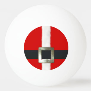 Merry Christmas Santa Suit Ping Pong Ball