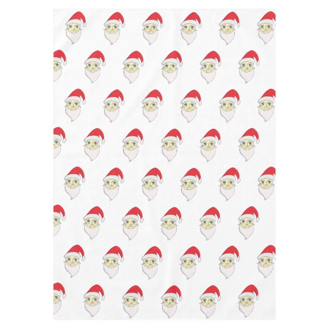 Merry Christmas Santa Tablecloth (Front)