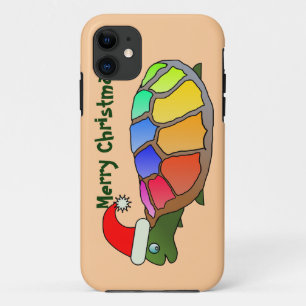 "MERRY CHRISTMAS" SANTA TURTLE iPhone 11 CASE