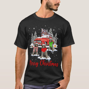Merry Christmas Santa Wirehaired Pointing Griffon  T-Shirt