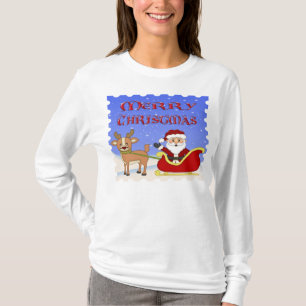 Merry Christmas Santa Women's Long Sleeve T-Shirt