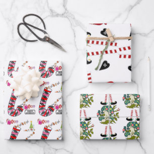 Merry Christmas Santa Wrapping Paper Sheets