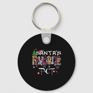 Merry Christmas Santa's Favorite Pct Patient Care  Key Ring
