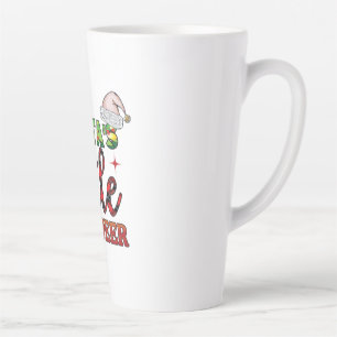 Merry Christmas Santas Little Reindeer Latte Mug