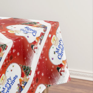 Merry Christmas Santa's Love Tablecloth