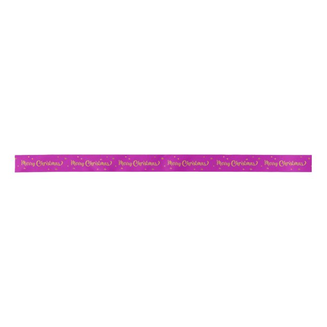 Merry Christmas Satin Ribbon (Front)