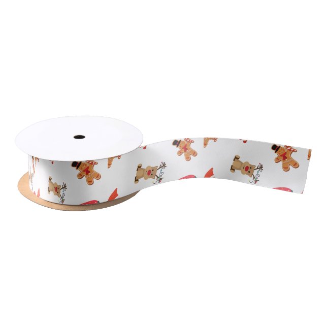 Merry Christmas Satin Ribbon (Spool)