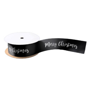 Merry Christmas Satin Ribbon