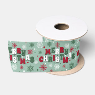 Merry Christmas Satin Ribbon