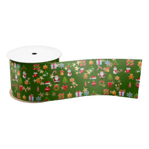 Merry Christmas Satin Ribbon