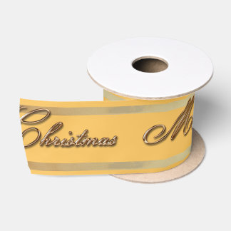 Merry Christmas Satin Ribbon