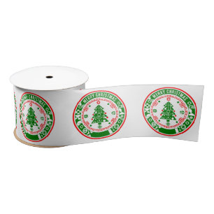Merry Christmas Satin Ribbon
