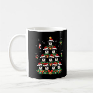 Merry Christmas Schnauzer Dog Santa Tree Pajama Sw Coffee Mug