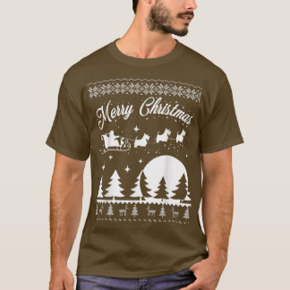 Merry Christmas Scottie Ugly Christmas Sweater Fun