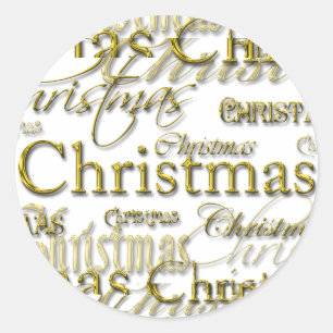 Merry Christmas Season Envelope Seals