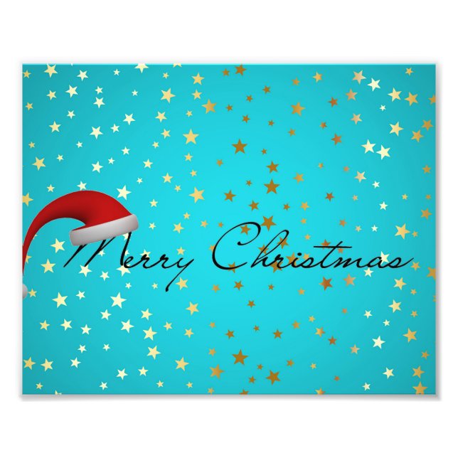 Merry Christmas Season Photo Print (Front)