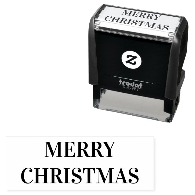 Merry Christmas Self-inking Stamp (In Situ)