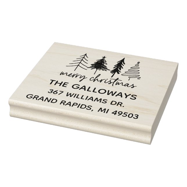 Merry Christmas Self-Inking Stamp | Holiday Cards, (Stamp)