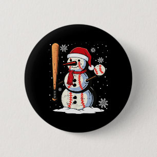 Merry Christmas Sell Snowman Holiday Sports Xmas P 6 Cm Round Badge
