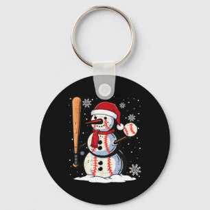 Merry Christmas Sell Snowman Holiday Sports Xmas P Key Ring