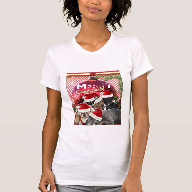 Merry Christmas Shirt (Dog Edition) (Front)