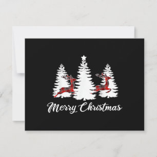 Merry Christmas Shirt for Women Buffalo Plaid Rein