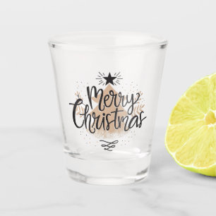Merry Christmas Shot Glass