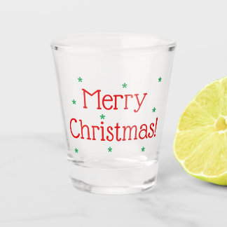 Merry Christmas Shot Glass