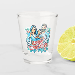 Merry Christmas Shot Glass