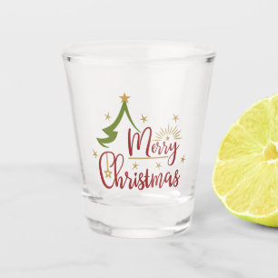 Merry Christmas Shot Glass