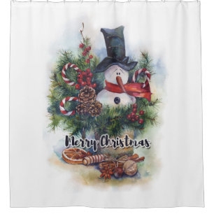 Merry Christmas  Shower Curtain