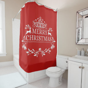 Merry Christmas Shower Curtain