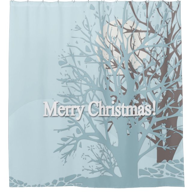 Merry Christmas! Shower Curtain (Front)