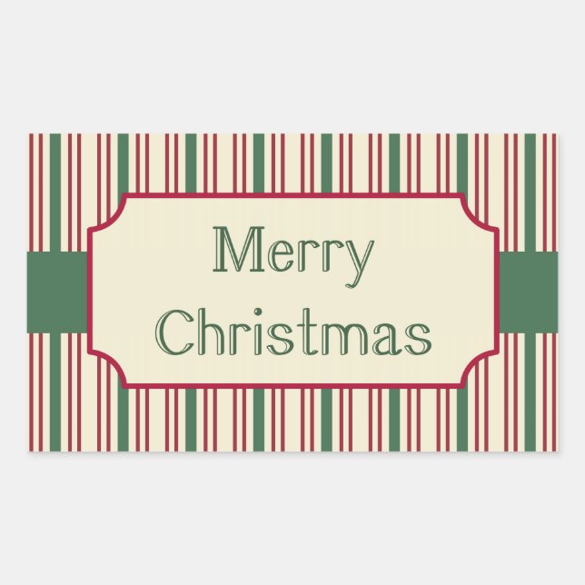 Merry Christmas Sign Stickers (Front)