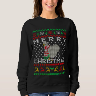 Merry Christmas Silk Grouse Chicken Sweatshirt