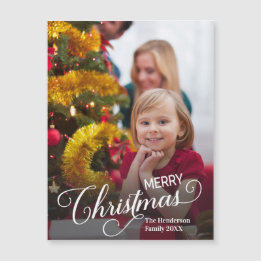 Merry Christmas Simple Custom Photo