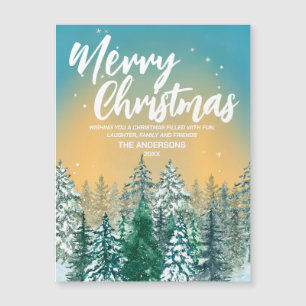 Merry christmas Simple Modern white script holiday