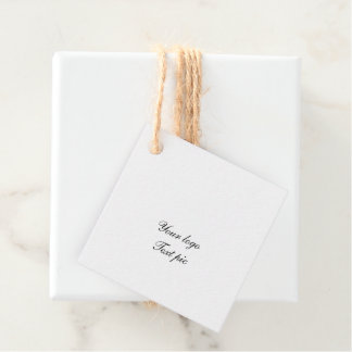 MERRY CHRISTMAS SIMPLE WHITE TAG