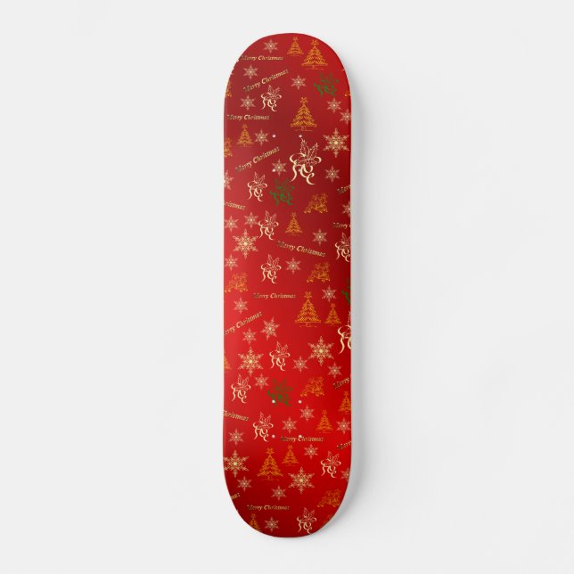 merry christmas skateboard (Front)