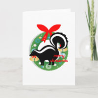 merry christmas skunk