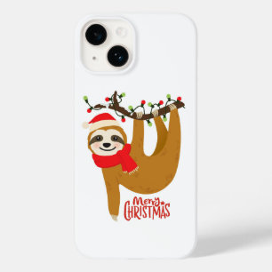 Merry Christmas Sloth   Holidays Case-Mate iPhone 14 Case