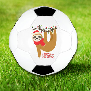 Merry Christmas Sloth   Holidays Football