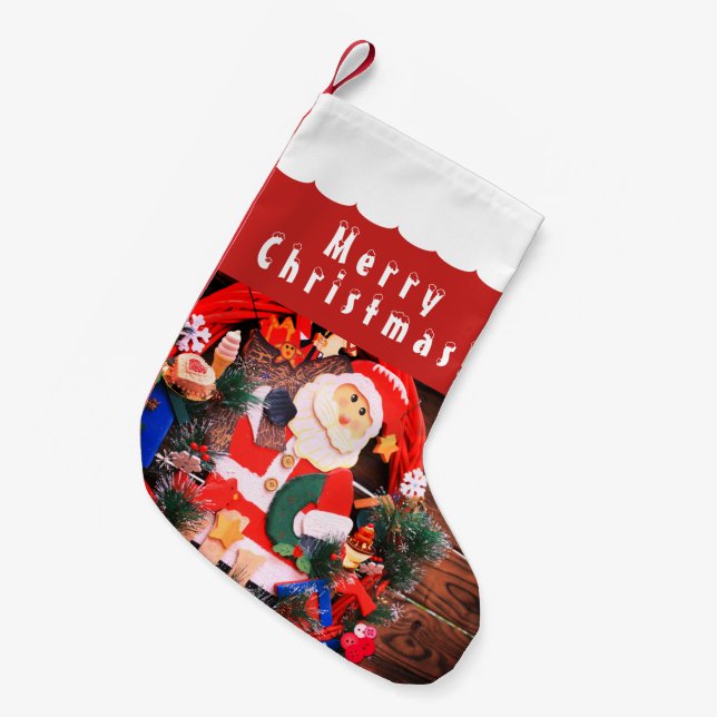 Merry Christmas!：Small Christmas Stocking (Front (Hanging))