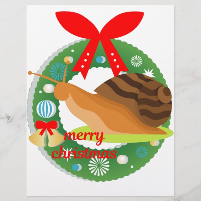 merry christmas snail (Front)