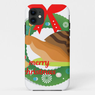 merry christmas snail iPhone 11 case