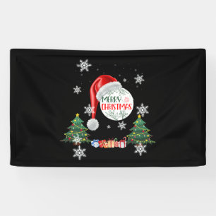 Merry Christmas Snow Collection 3x5 Vinyl Banner